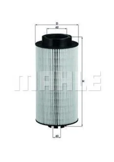 A_Фільтр паливний Mahle MAN MAHLE / KNECHT KX264D