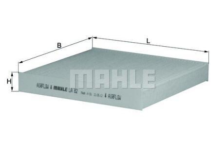 Фiльтр салону MAHLE / KNECHT LA82