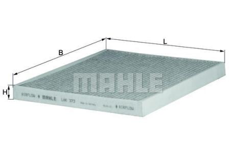 Фiльтр салону MAHLE / KNECHT LAK373