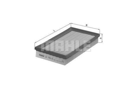 Фільтр повітряний KNECHT MAHLE / KNECHT LX 1781/2 (фото 1)