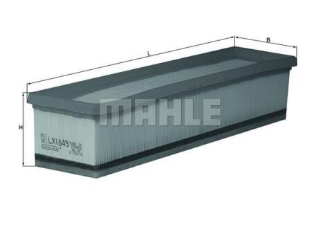 A_Фільтр повітряний Mahle Renault, Dacia MAHLE / KNECHT LX1849