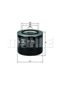 Масляний фiльтр MAHLE / KNECHT OC133