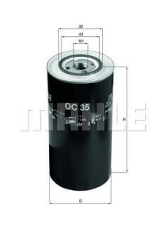 Масляний фiльтр MAHLE / KNECHT OC35