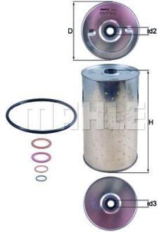 Масляний фiльтр MAHLE / KNECHT OX30D