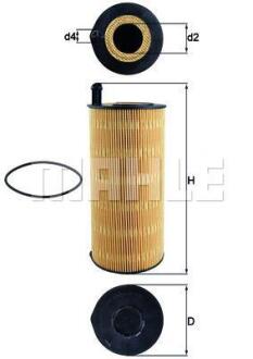 Масляний фiльтр MAHLE / KNECHT OX423/9D