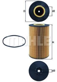 Масляний фiльтр MAHLE / KNECHT OX426D