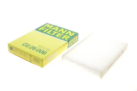 Фільтр салону -FILTER MANN CU 26 006