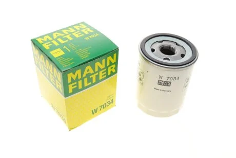 Фільтр масляний -FILTER MANN W 7034