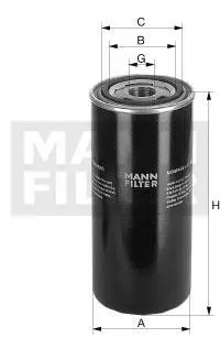 Фільтр гідравлічний -FILTER MANN WD 920