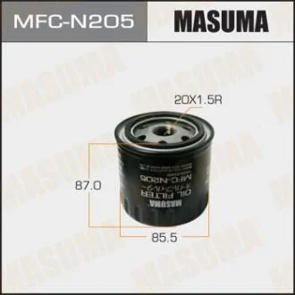 Фільтр масляний Nissan Pathfinder (10-14)/ Renault Laguna III (08-15), Scenic III (09-16) 3.0 D (MFC-N205) MASUMA MFCN205