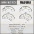 Колодки гальмівні гальма стоянки Nissan Micra (02-10), Note (06-13) (MK-1510) MASUMA MK1510 (фото 1)