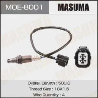 Датчик кисню (лямбда-зонд) Subaru Legacy, Outback 2.5 (09-14) (MOE-8001) MASUMA MOE8001