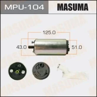 Бензонасос електричний (+ сіточка) Honda/ Mazda/ Toyota (MPU-104) MASUMA MPU104