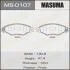 Колодки гальмівні (MS-0107) MASUMA MS0107 (фото 1)