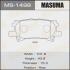 Колодки гальмівні передн Lexus RX 350 (06-08)/ Toyota Highlander (03-07) (MS-1498) MASUMA MS1498 (фото 1)