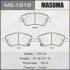 Гальмівні колодки передня AN-8147WK, NP1115, P83079 MASUMA MS1916 (фото 1)