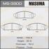 Колодки гальмівні передн Mitsubishi L200 (07-), Pajero Sport (09-15) (MS-3900) MASUMA MS3900 (фото 1)
