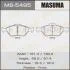 Колодки гальмівні (MS-5495) MASUMA MS5495 (фото 1)
