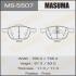 Колодки гальмівні передн Ford Focus (04-)/ Mazda 3 (03-), 5 (05-15) (MS-5507) MASUMA MS5507 (фото 1)