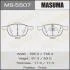 Колодки гальмівні передн Ford Focus (04-)/ Mazda 3 (03-), 5 (05-15) (MS-5507) MASUMA MS5507 (фото 1)
