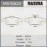 Колодки гальмівні задн Ford Focus (04-)/ Mazda 3 (03-), 5 (05-15) (MS-5903) MASUMA MS5903 (фото 1)