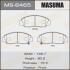 Колодки гальмівні передн Honda Accord (02-05), Civic (06-11), FR-V (05-09) (MS-8465) MASUMA MS8465 (фото 1)