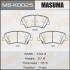 Колодки гальмівні (MS-K0025) MASUMA MSK0025 (фото 1)