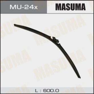 Щітка склоочисника 600 мм безкаркасна (24") (DNTL 1.1) (MU-24x) MASUMA MU24x