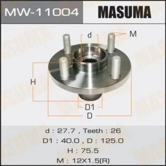 Маточина колеса (MW-11004) MASUMA MW11004