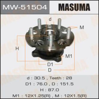 Маточина колеса (MW-51504) MASUMA MW51504