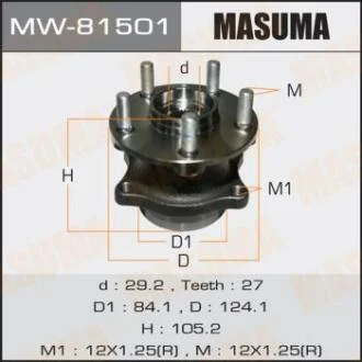 Маточина колеса (MW-81501) MASUMA MW81501