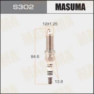 Свічка запалювання PLATINUM (LZKAR6AP-11) MASUMA S302P
