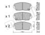 Комплект гальмівних колодок (дискових) Metelli 22-0941-0 (фото 1)