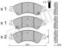 Комплект гальмівних колодок (дискових) Metelli 22-0971-0 (фото 1)