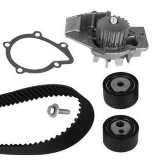Водяний насос + комплект ременя 1.9D/2.0D CITROEN C5/PEUGEOT 206/BOXER Metelli 30-0747-1