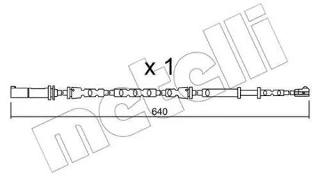 Датчик зносу гальмівних колодок Metelli SU.312