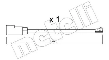 Датчик зносу гальмівних колодок Metelli SU.329