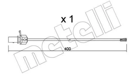 Датчик зносу гальмівних колодок Metelli SU.347
