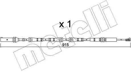 Датчик зносу гальмівних колодок Metelli SU.351