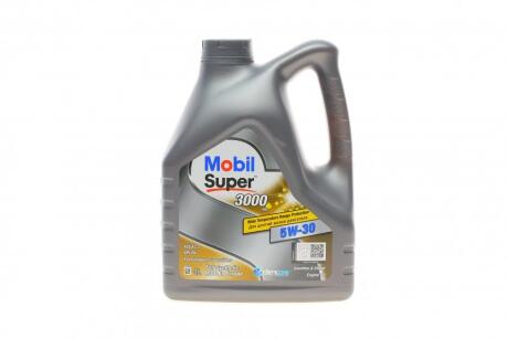 Олива моторна Super 3000 XE 5W-30. 4x4 lt (4 л) (альт. код 153326) MOBIL 153018
