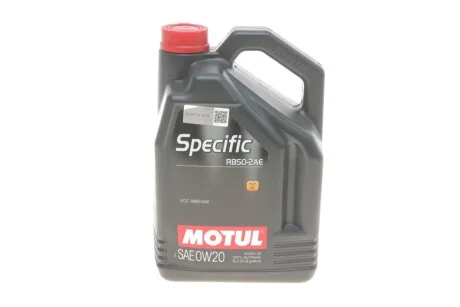 Олива Specific RBS0-2AE SAE 0W20 5 L MOTUL 867451