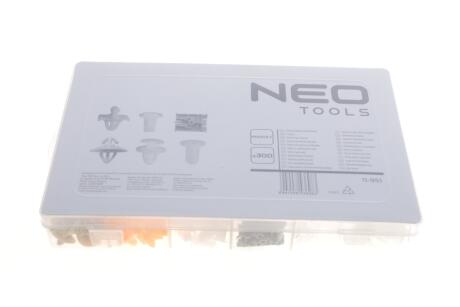 Набір кліпс кріплення обшивки, 300 шт., Renault NEO TOOLS Neo-tools 11-951