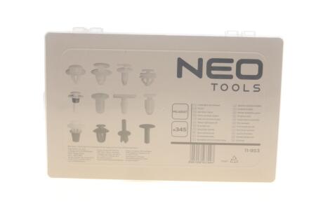 Набір кліпс кріплення обшивки, 345 шт., Peugeot NEO TOOLS Neo-tools 11-953
