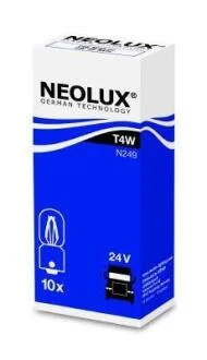 ЛАМПА T4W 24V 4W BA9s STANDARD UNV NEOLUX N249