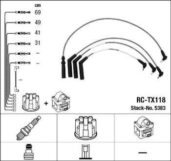Комплект кабелiв запалювання NGK 5383