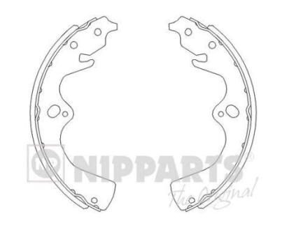 Гальмівні колодки NIPPARTS J3500307