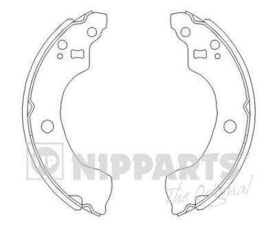 Гальмівні колодки NIPPARTS J3501053