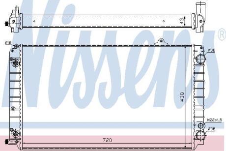 Радiатор NISSENS 60239