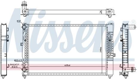 Радiатор NISSENS 60491