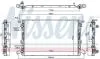 Радіатор охолодження AUDI A4/ A5 4D16+ NISSENS 606463 (фото 1)